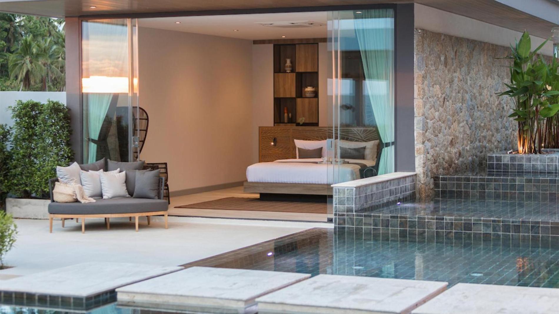 Exclusive Sea Renity A Beachfront Villa Retreat Sleeps 12 Adults And 6 Kids Laem Sor Exteriör bild