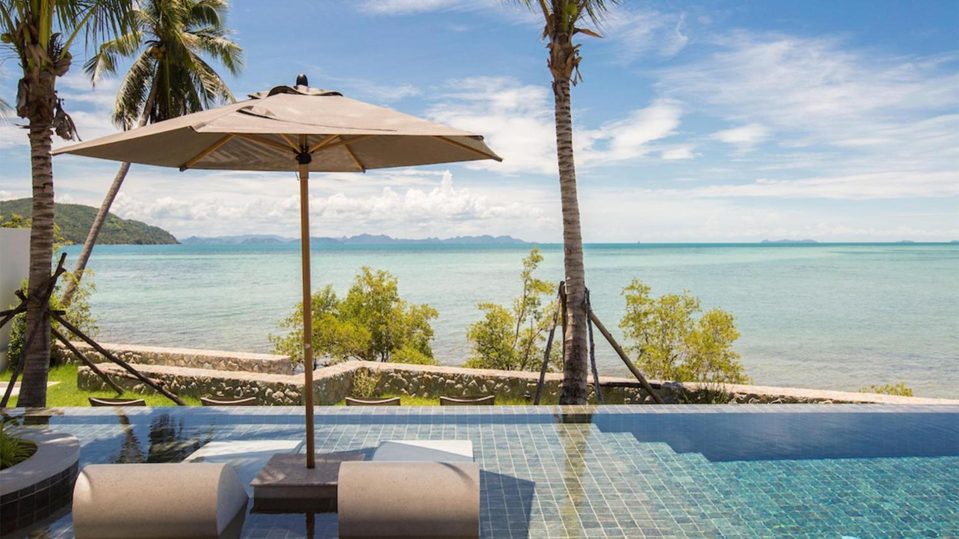Exclusive Sea Renity A Beachfront Villa Retreat Sleeps 12 Adults And 6 Kids Laem Sor Exteriör bild
